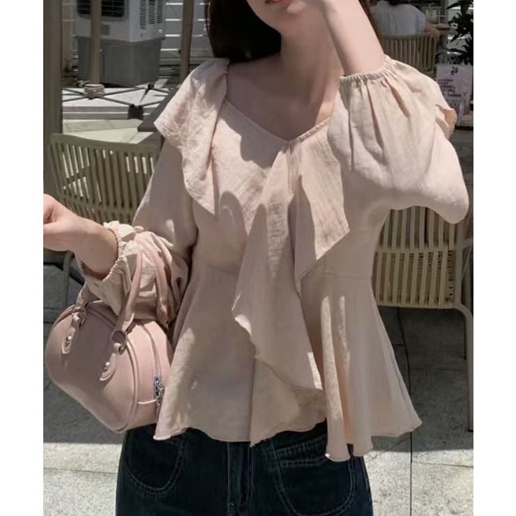 ボリューム ラッフルカラー ペプラム | レースレディース  | 詳細画像8 