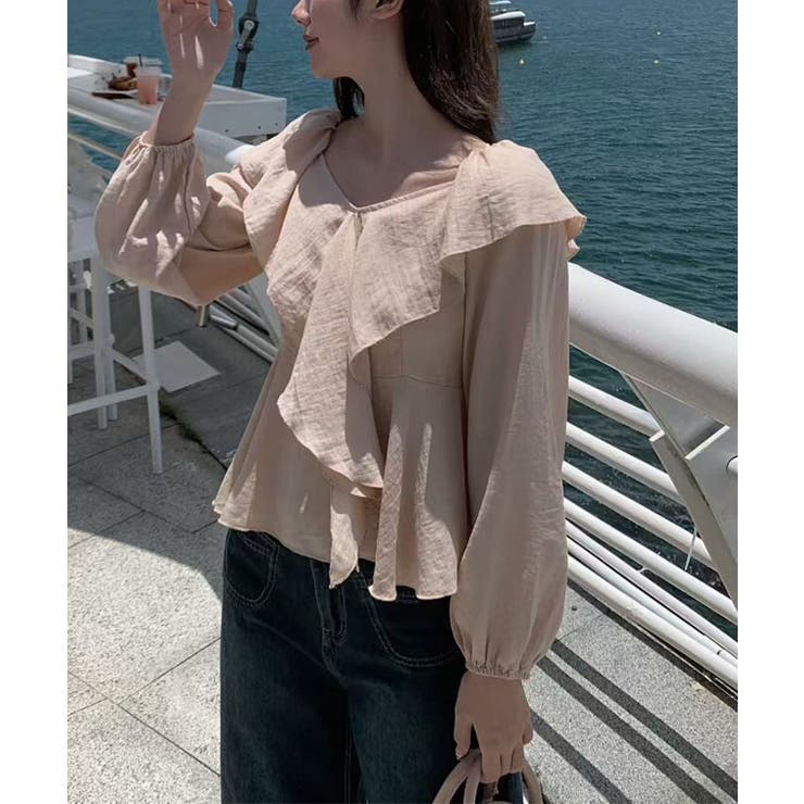 ボリューム ラッフルカラー ペプラム | レースレディース  | 詳細画像9 