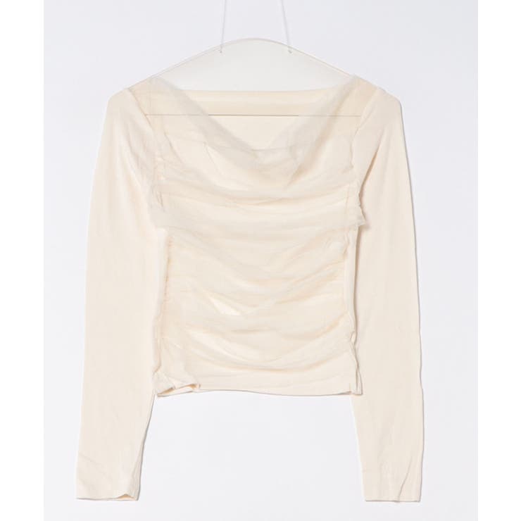 シアー ドレープ オープンショルダー | レースレディース  | 詳細画像7 