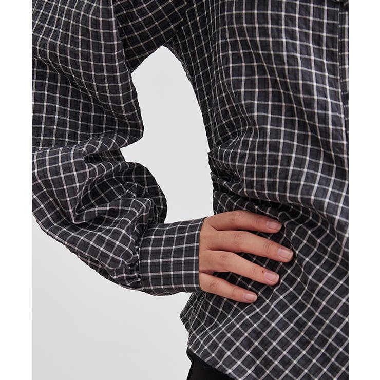 チェック柄 オフショル フリル | レースレディース  | 詳細画像15 