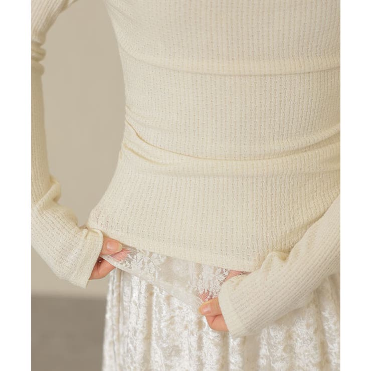 ドレープネック レース ドッキング | レースレディース  | 詳細画像17 