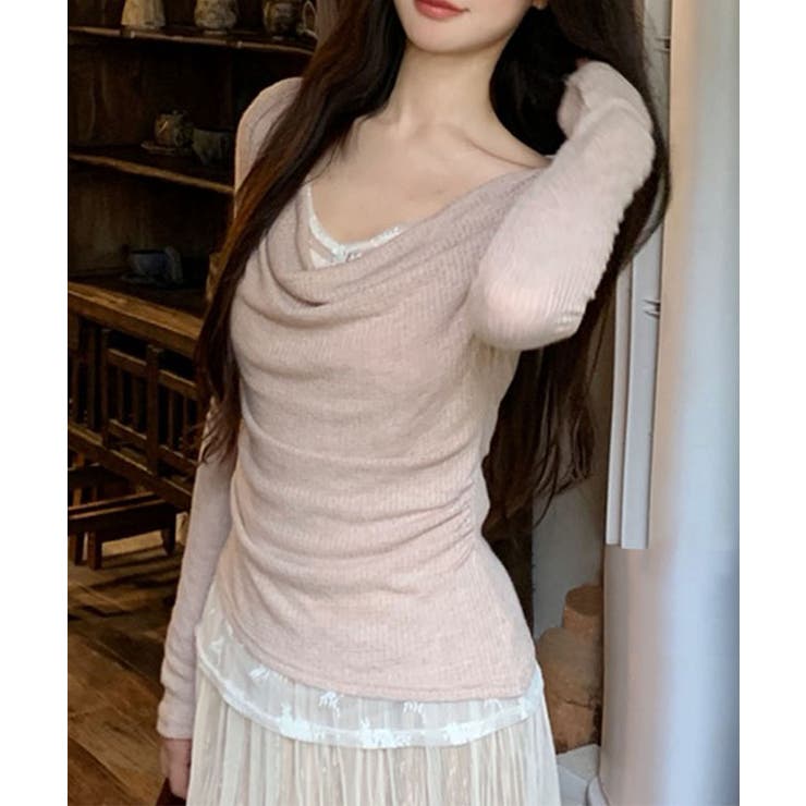 ドレープネック レース ドッキング | レースレディース  | 詳細画像4 