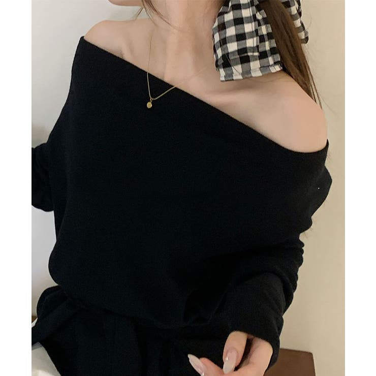 ウールブレンド サイドギャザー リボンベルト付き | レースレディース  | 詳細画像5 