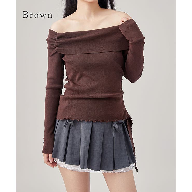 サイド ギャザー オフショル | レースレディース  | 詳細画像10 