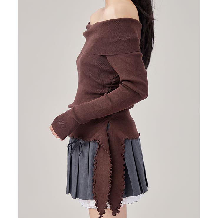 サイド ギャザー オフショル | レースレディース  | 詳細画像12 