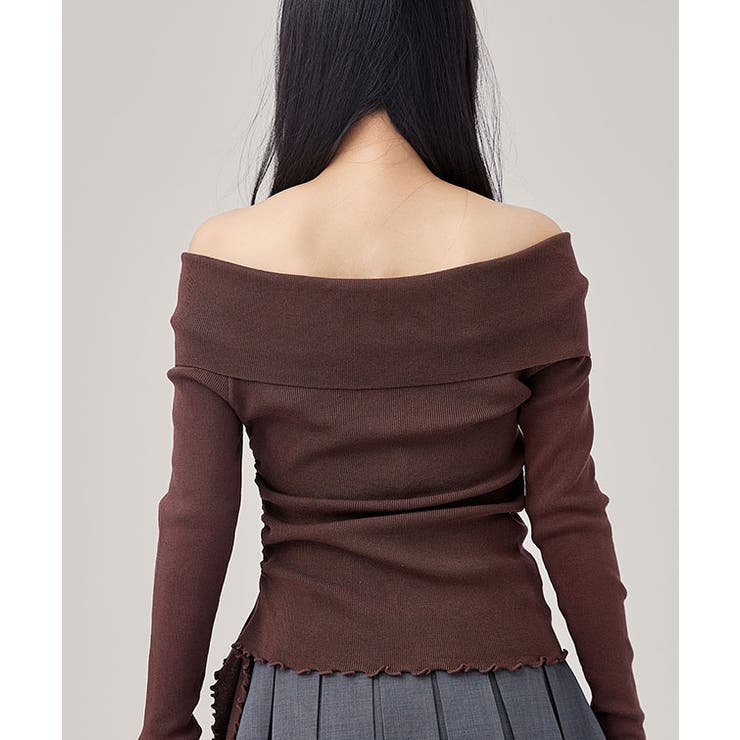 サイド ギャザー オフショル | レースレディース  | 詳細画像13 