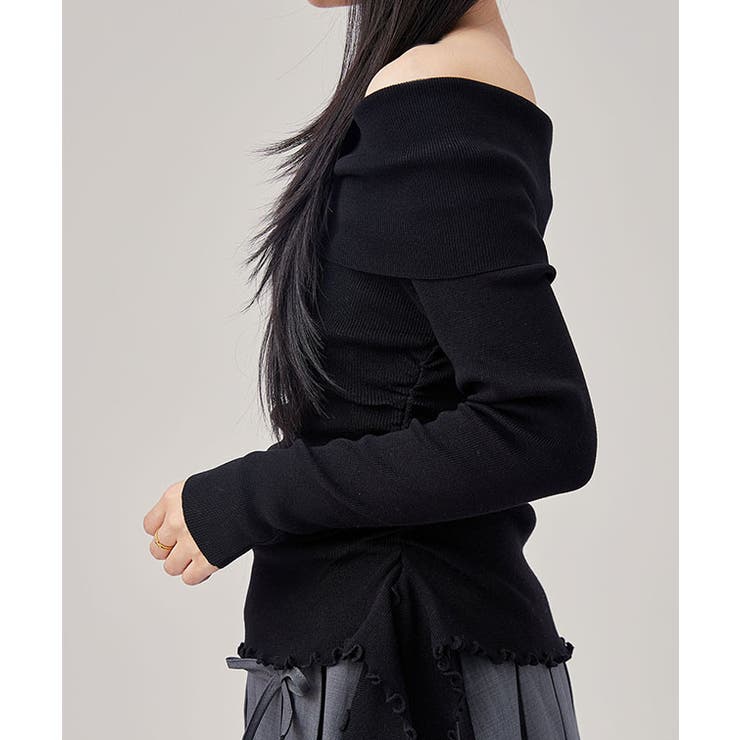 サイド ギャザー オフショル | レースレディース  | 詳細画像5 