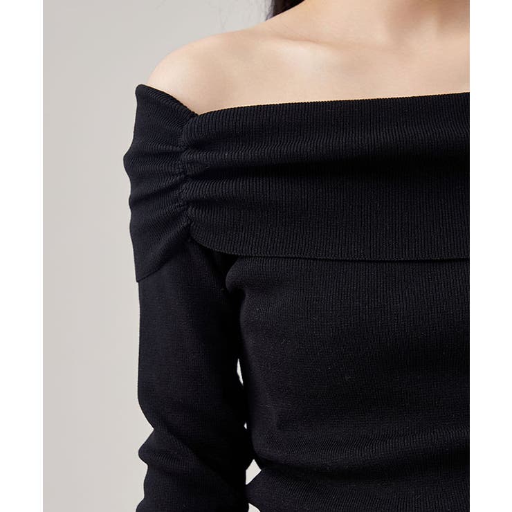 サイド ギャザー オフショル | レースレディース  | 詳細画像8 