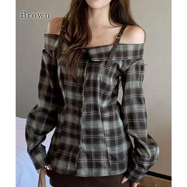 チェック フランネル レザー調 | レースレディース  | 詳細画像3 