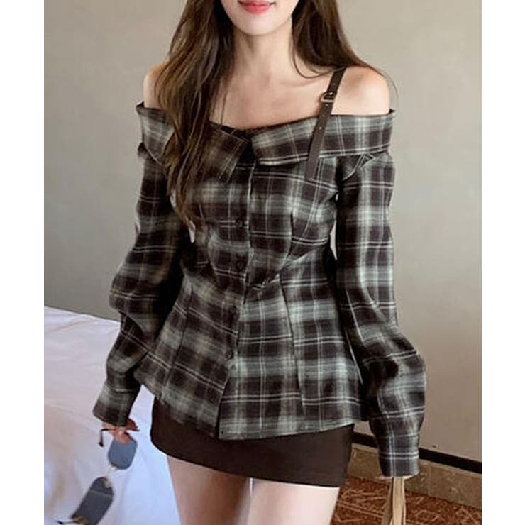 チェック フランネル レザー調 | レースレディース  | 詳細画像4 