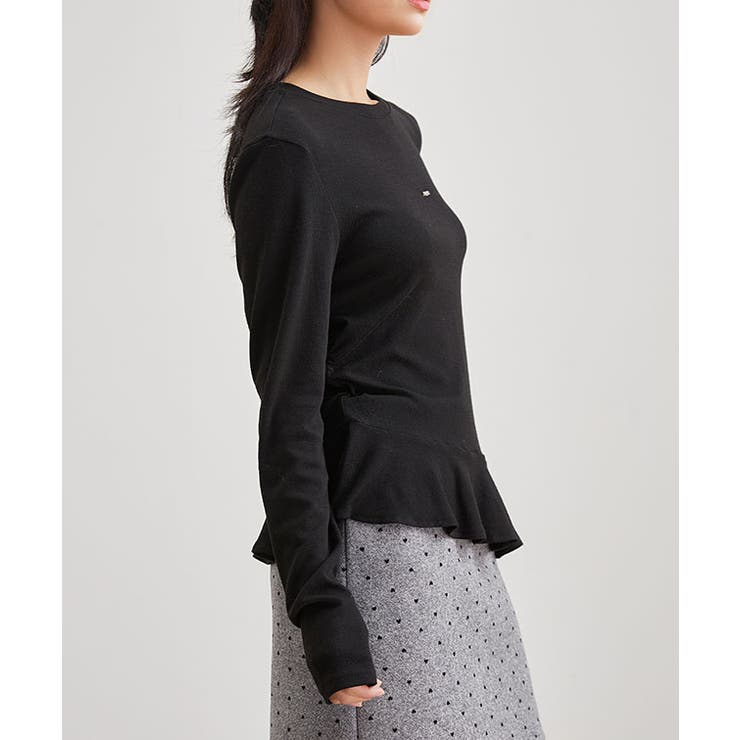 イレギュラーヘム ペプラム風 長袖 | レースレディース  | 詳細画像5 