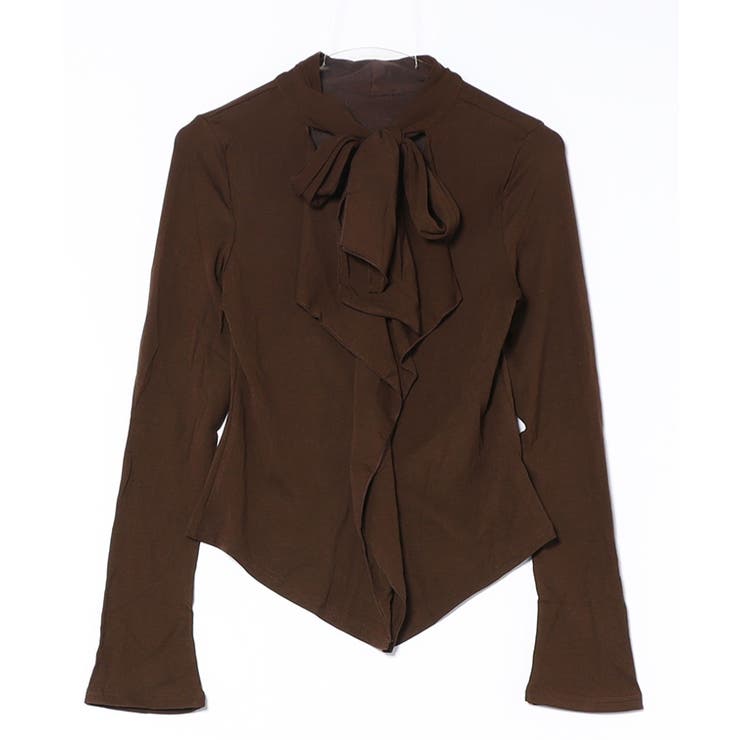 ボウタイ付き ラッフル フリル | レースレディース  | 詳細画像17 