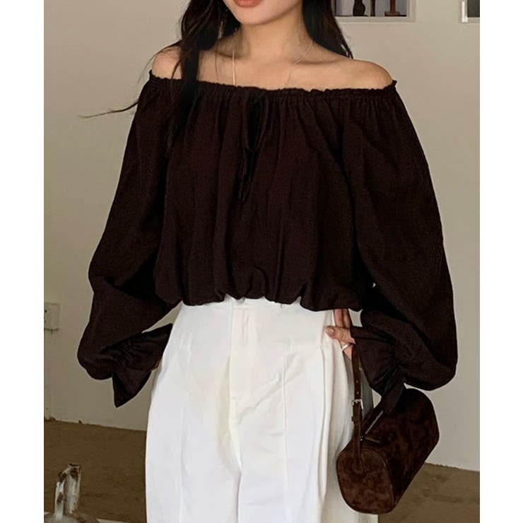 オフショル リボン バルーン | レースレディース  | 詳細画像9 