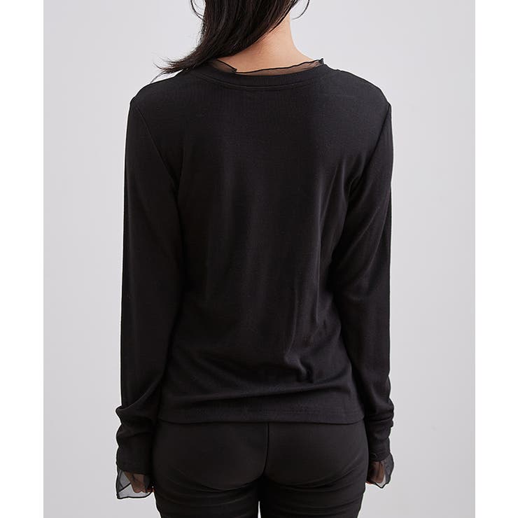 フェイクレイヤード シアー フリル | レースレディース  | 詳細画像6 