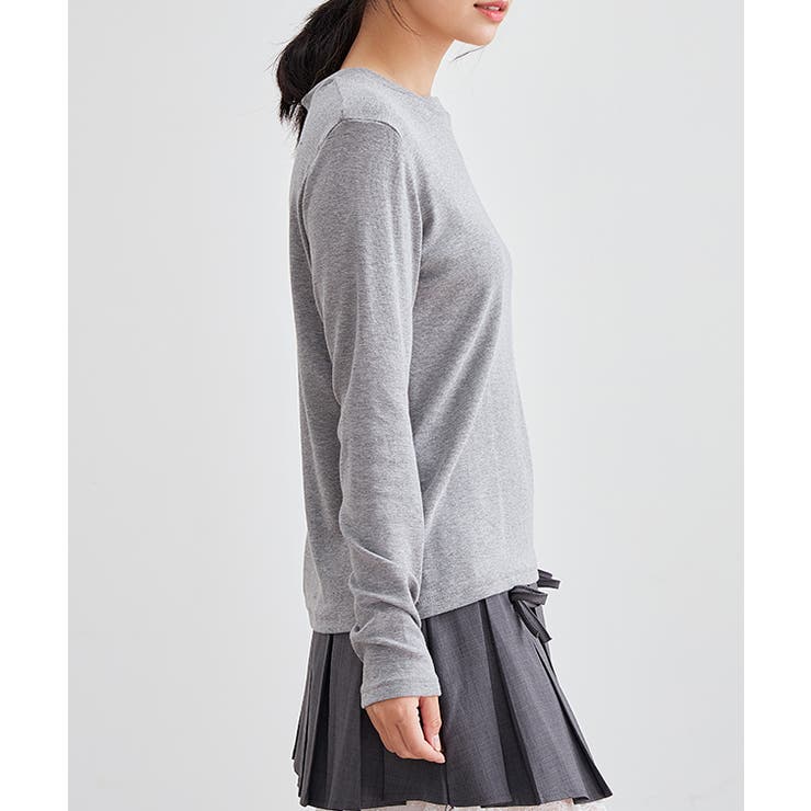 クルーネック 長袖 ベーシック | レースレディース  | 詳細画像16 