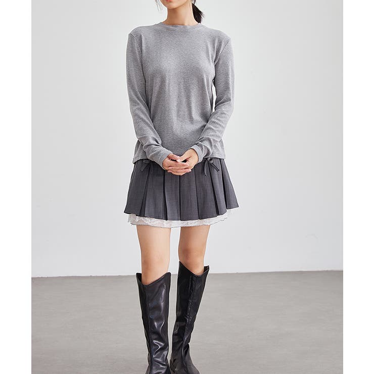 クルーネック 長袖 ベーシック | レースレディース  | 詳細画像18 