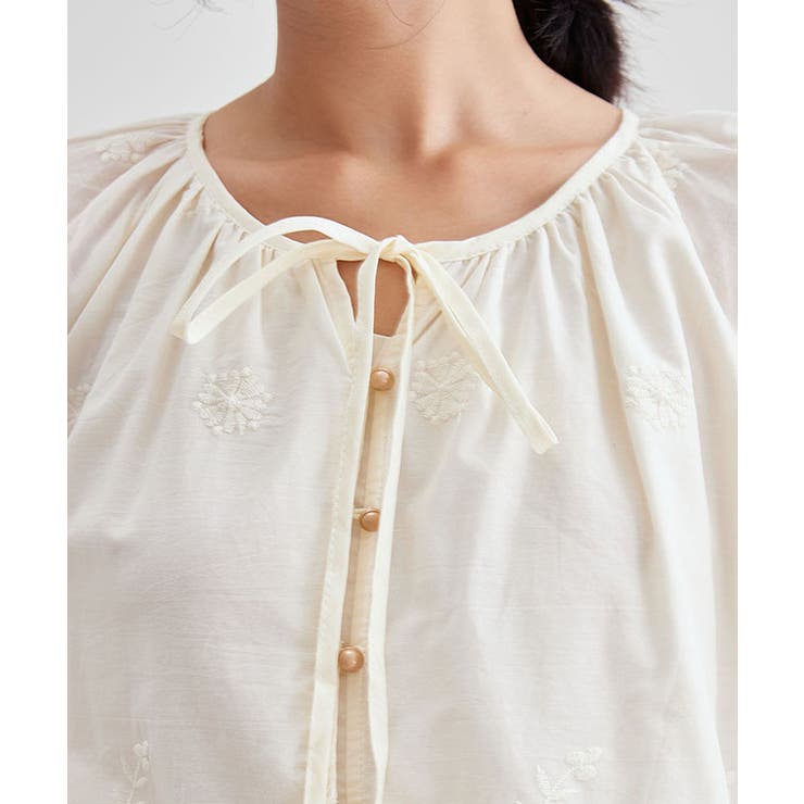 カットレース 花柄 ボタン | レースレディース  | 詳細画像11 