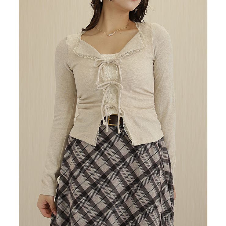 フロント リボン 配レース | レースレディース  | 詳細画像16 