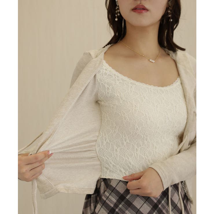 フロント リボン 配レース | レースレディース  | 詳細画像20 