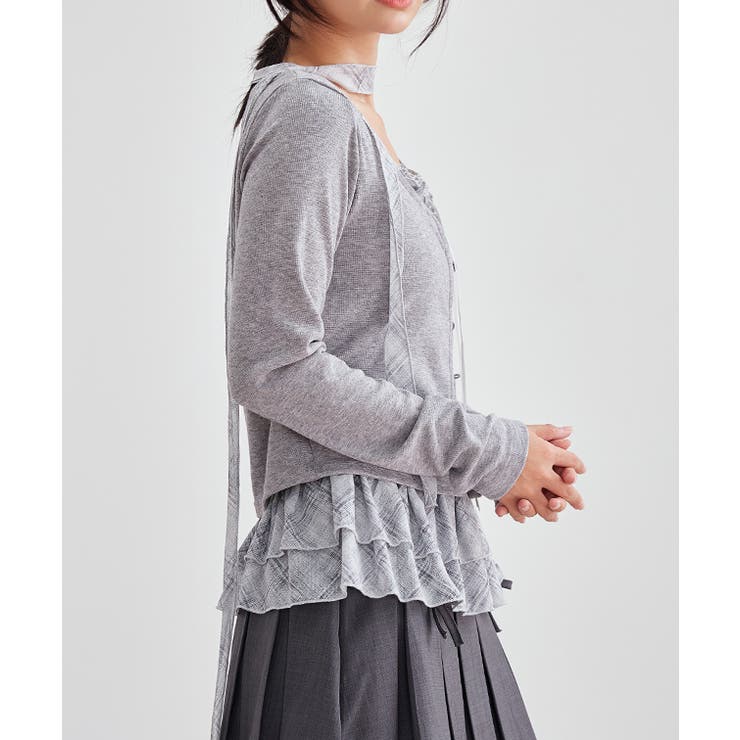 【2点セット】チェック柄 フリル インナー | レースレディース  | 詳細画像16 