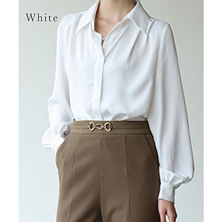 スキッパーネック 比翼 デザイン | レースレディース  | 詳細画像11 