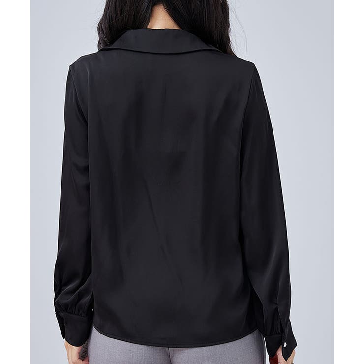 スキッパーネック 比翼 デザイン | レースレディース  | 詳細画像5 