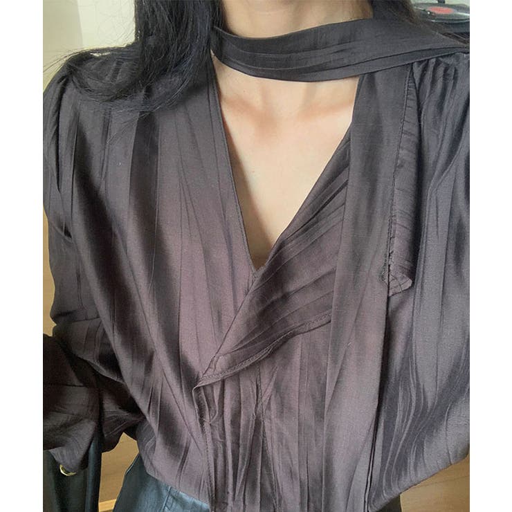 ワッシャー加工 ボウタイ チョーカーリボン | レースレディース  | 詳細画像10 