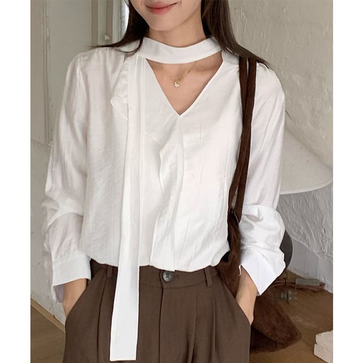 ワッシャー加工 ボウタイ チョーカーリボン | レースレディース  | 詳細画像4 