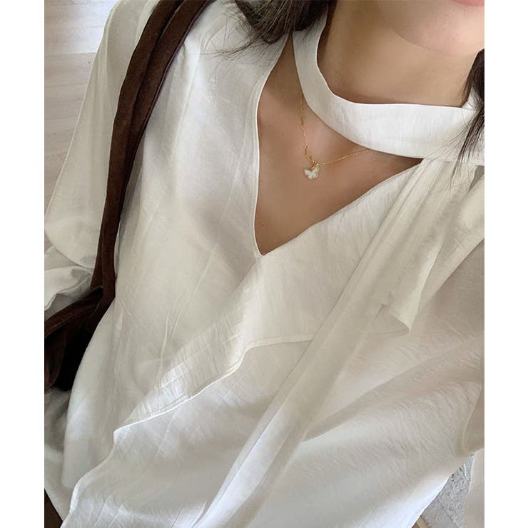 ワッシャー加工 ボウタイ チョーカーリボン | レースレディース  | 詳細画像5 