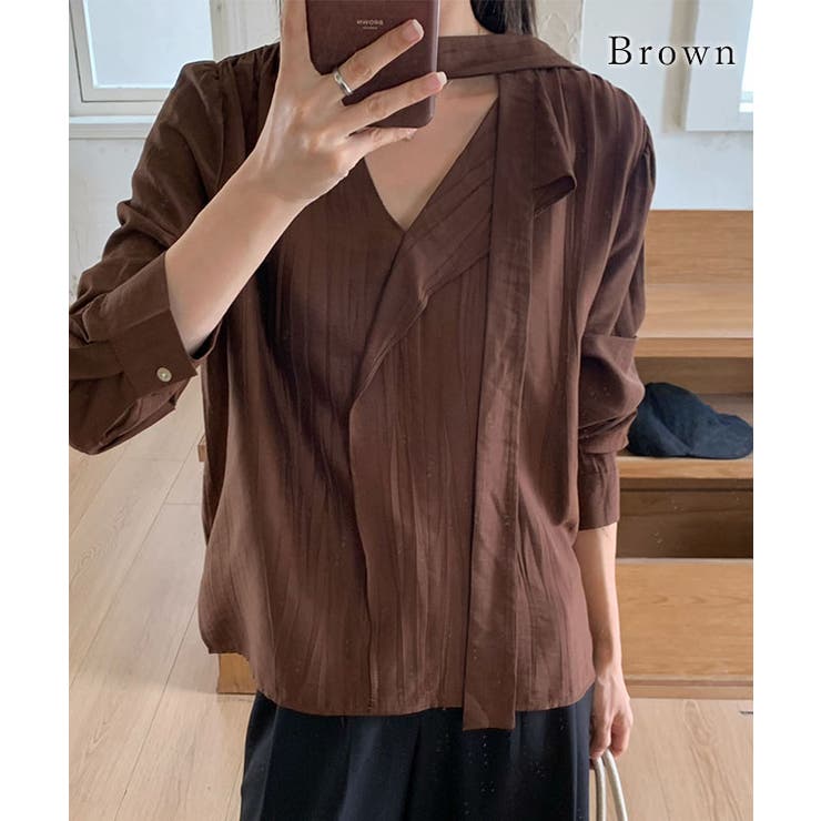 ワッシャー加工 ボウタイ チョーカーリボン | レースレディース  | 詳細画像6 