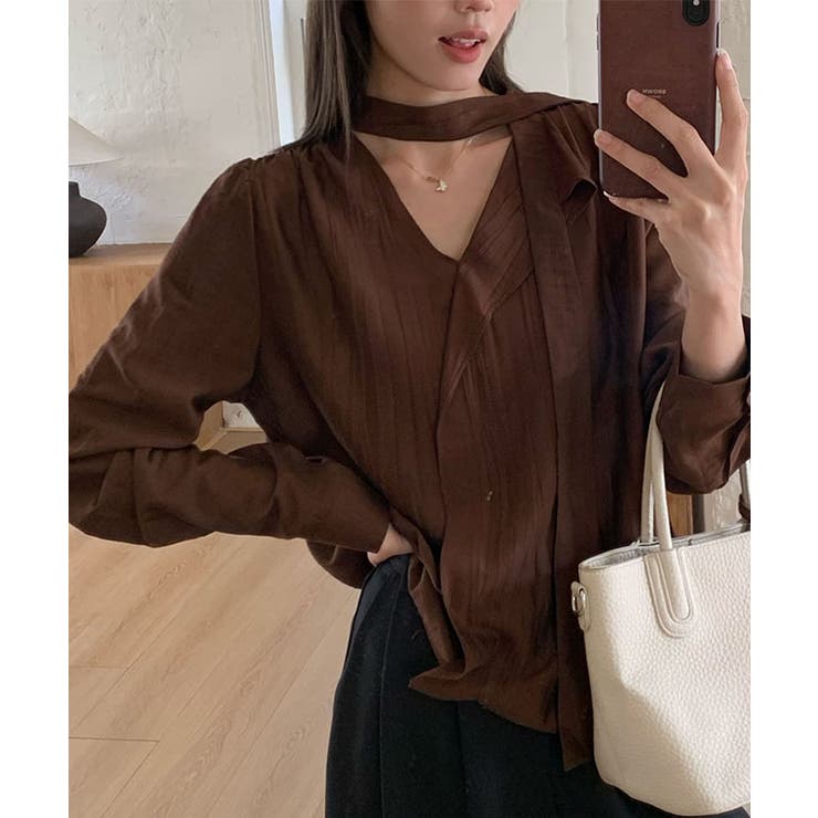 ワッシャー加工 ボウタイ チョーカーリボン | レースレディース  | 詳細画像7 