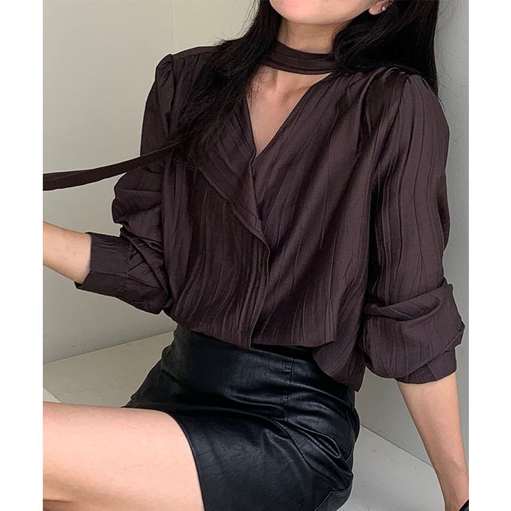 ワッシャー加工 ボウタイ チョーカーリボン | レースレディース  | 詳細画像9 