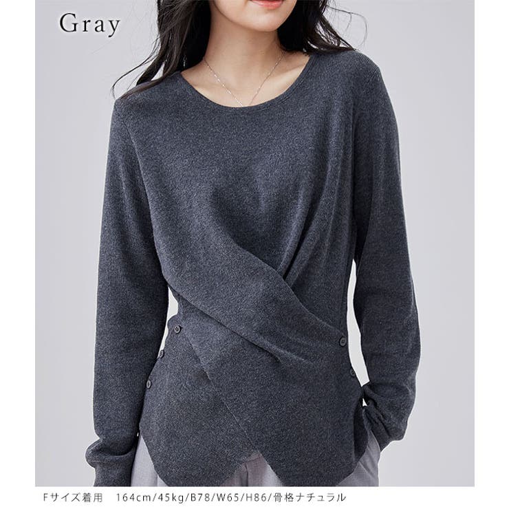 クロス風 デザイン 長袖 | レースレディース  | 詳細画像3 