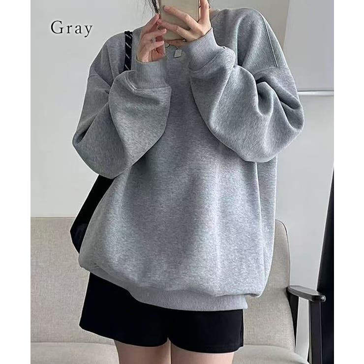 クルーネック オーバーサイズ 長袖 | レースレディース  | 詳細画像3 