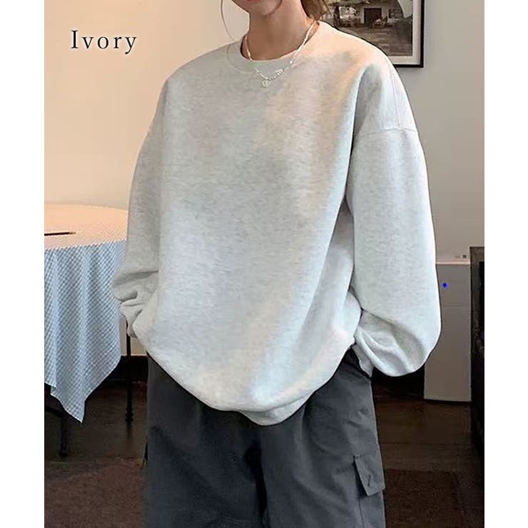 クルーネック オーバーサイズ 長袖 | レースレディース  | 詳細画像5 