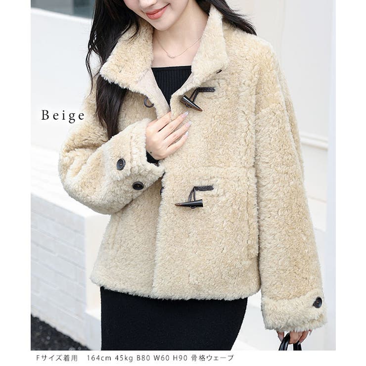 トグル付き スタンドカラー ボア | レースレディース  | 詳細画像10 