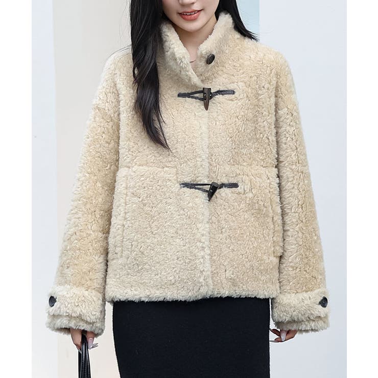 トグル付き スタンドカラー ボア | レースレディース  | 詳細画像13 