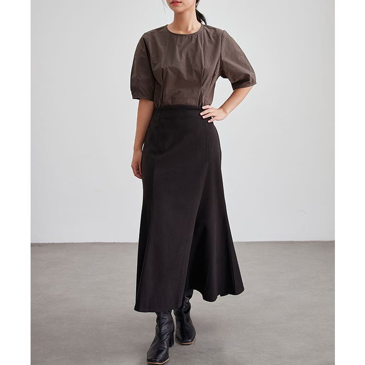 ラウンドネック ペプラム タック | レースレディース  | 詳細画像12 