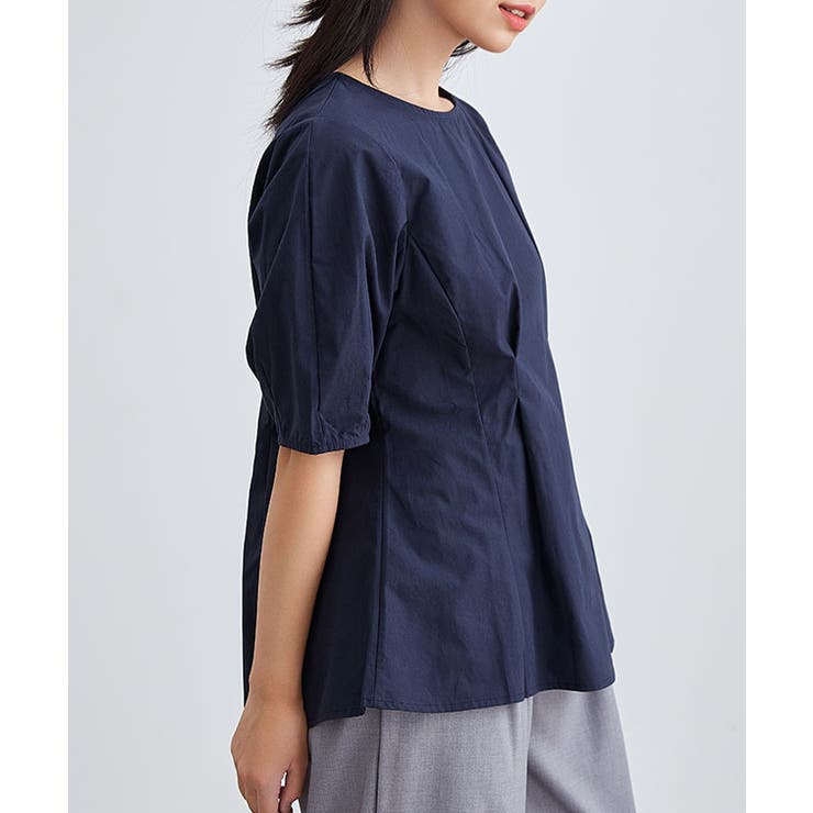 ラウンドネック ペプラム タック | レースレディース  | 詳細画像8 