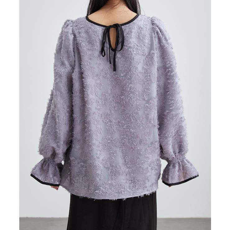 フリンジ ジャガード キャンディ袖 | レースレディース  | 詳細画像12 