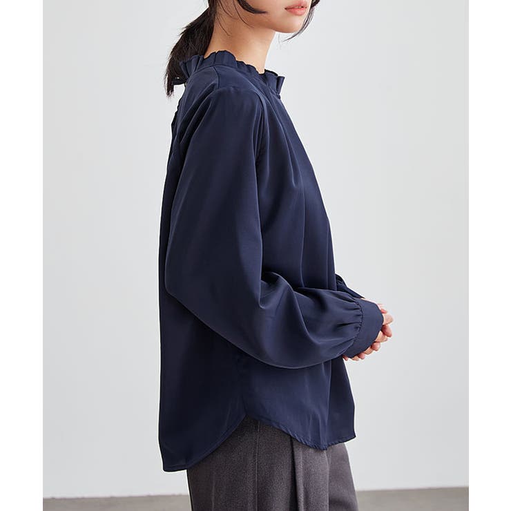 スタンドカラー タック プリーツ | レースレディース  | 詳細画像8 