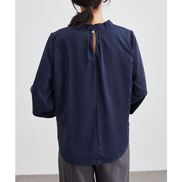 スタンドカラー タック プリーツ | レースレディース  | 詳細画像9 