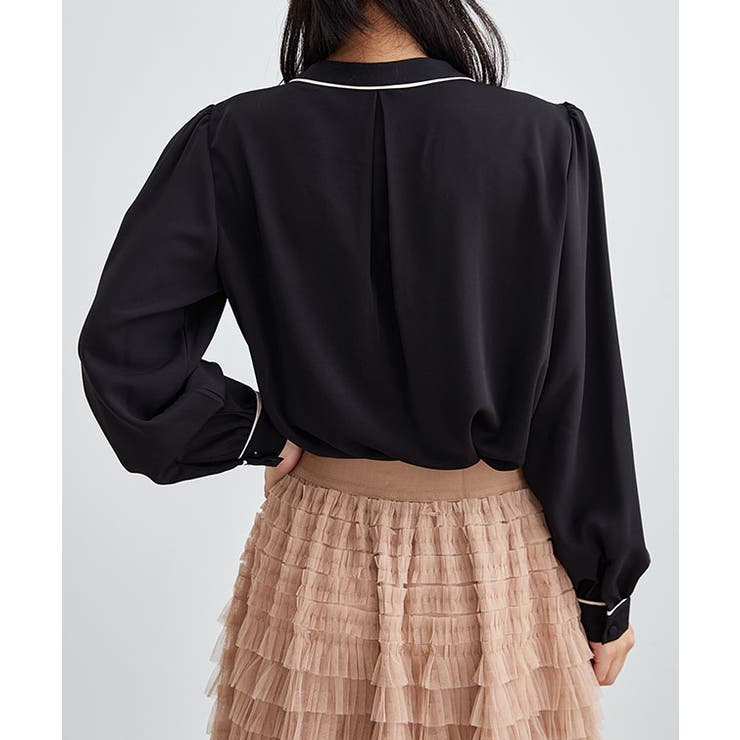 袖ボタン リボン付き 長袖 | レースレディース  | 詳細画像5 