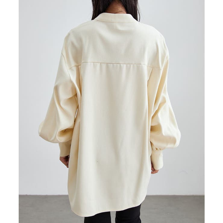 ボリューム袖 ビッグシルエット バンドカラー | レースレディース  | 詳細画像13 