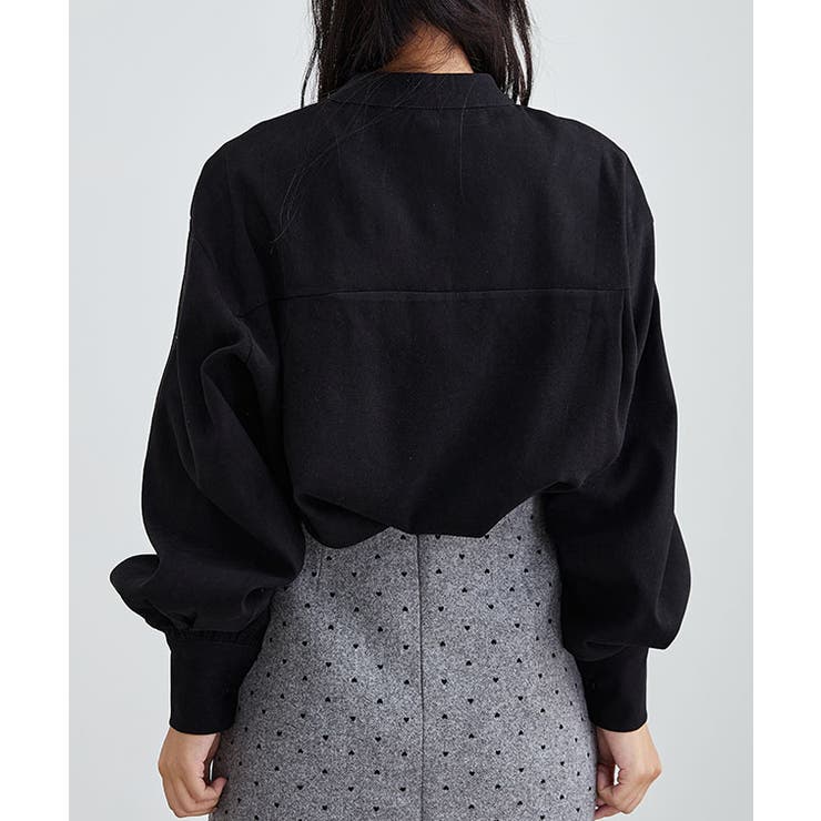 ボリューム袖 ビッグシルエット バンドカラー | レースレディース  | 詳細画像6 