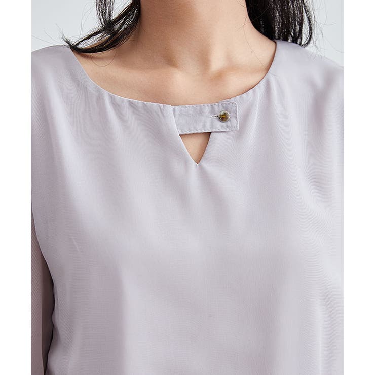 ボタン付き キーネック 7分袖 | レースレディース  | 詳細画像17 