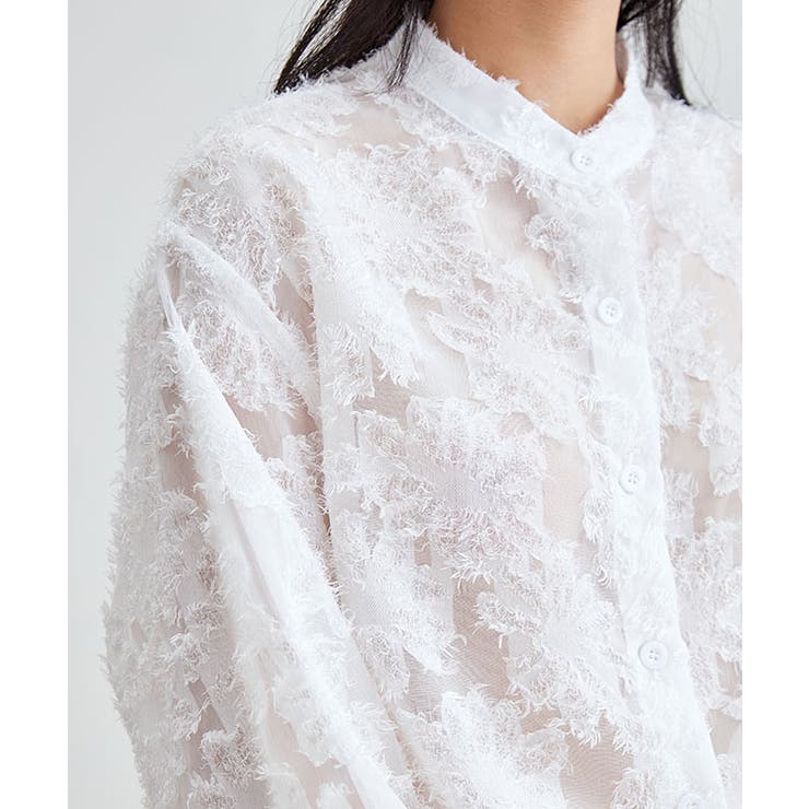 花柄 フリンジ ジャガード | レースレディース  | 詳細画像18 