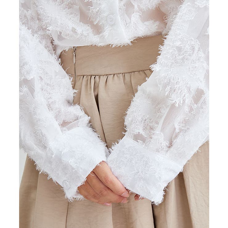 花柄 フリンジ ジャガード | レースレディース  | 詳細画像19 