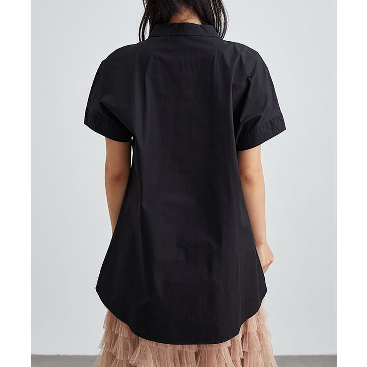 バンドカラー 前開き 半袖 | レースレディース  | 詳細画像6 