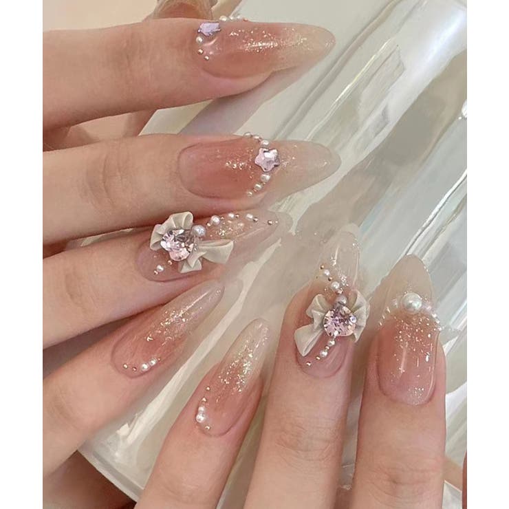 ハート ビジュー リボン | レースレディース  | 詳細画像5 